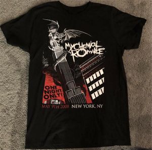 Мужская футболка официальная футболка My Chemical Romance Black Dragon Nyc Band Tee All Sizes Tour Tshirt Casual Man Tees 230325