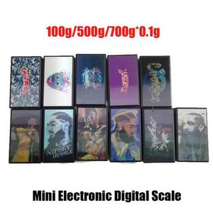 Yeni Backwoods 3D Baskılı Desen Profesyonel Mini Elektronik Dijital Ölçek 700g 0.1g Doğruluk Takı Altın Kuru Bitki Ağırlık Ölçüm Cihazı Flip Kit Vs Runtz