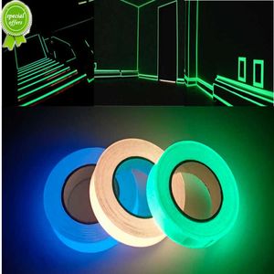 Kargaşa Glow Duvar Sticker Bant Kılur içinde Glow Bant Yeşil Uyarı Zemin Işık Depolama Merdiveni Anti-kayma Sticker Yansıtıcı Floresan