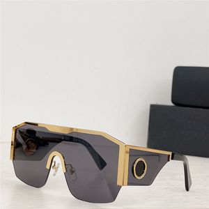 Yeni moda güneş gözlüğü 2220 büyük çerçeve bağlantılı lens tasarımı gözlük popüler avant-garde tarzı en kaliteli UV400 koruma gözlüğü