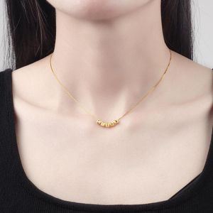 Ketten Klassische Unregelmäßige Würfel Halskette Farbe Gold Kette Für 2023 Frauen Damen Luxus Schmuck Geburtstag Valentinstag Geschenke Trendy Charme