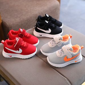 Erkek Ayakkabı Bahar Sonbahar Çocuk Ayakkabı Moda Örgü Gündelik Çocuk Spor Ayakkabıları Erkek Kız Toddler Bebek Nefes Alabilir Spor Ayakkabı Boyutu 21-30