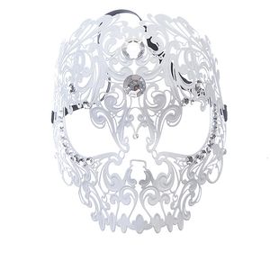Маски для вечеринок с алмазом, инкрустированная танцевальная маска, маска, макияж, косплей, макияж, металлический железо, маска для маски Хэллоуин Маскарада 230327
