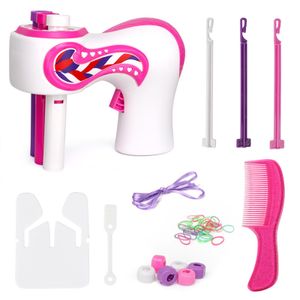 Bs Girl Automatic Hair B Electric DIY Hair Weave Machine Twist Knitting Roll Twisted Braiding Hair Styling Tools Girl Gift 230327