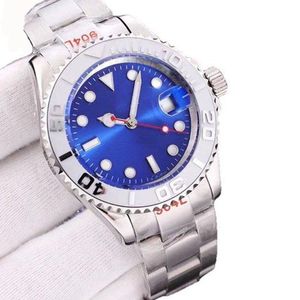 relógio-U1 Relloj Mujer Relógios Relógios iate 40mm Dial preto Mestre automático Sapphire Glass Classic Dobring Hombre Luminoso Montre de Luxe Mens relógios