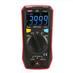 UT123T Digital Mini Multimeter Tester Auto DC AC Voltmeter Frequency Capacitance Ohm Meter Measuring Instruments