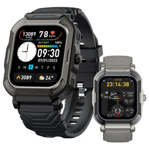 Smart Watch Men Women 1,9 -дюймовые Bluetooth вызов водонепроницаемой открытой спортивной фитнес -трекер.