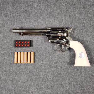 1873 Colt Single-Action Army Revolver Toy Gun Foam Darts Blaster Airsoft Gun Metal For Adults Shooting Collection Best quality