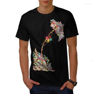 Erkek Tişörtleri Moda Yaz Mens Yuvarlak Boyun Tee Sıradan Pamuk Kısa Sleevewellcoda Yaratılış T-Shirt Parmak Grafik Tasarım Prin