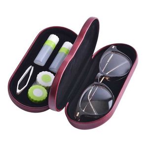 Sunglasses Cases Bags Creative Dual Use Glasses Case Handmade Double Layer Box Multipurpose Contact Lens Boxes For Men Women Unisex J230328