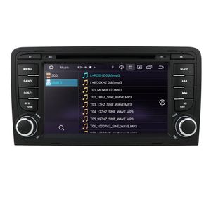 7 -дюймовый 16G -DVD -радиопроигрыватель Android Head для Audi A3 GPS Multimedia Mp5 Multimedia с кнопками