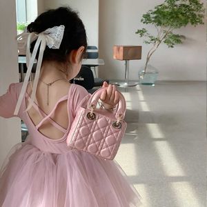 Kız elbiseler yaz bebek kız prenses elbiseler kısa kollu sırtsız balo elbisesi Kore tarzı küçük çocuklar çocuk dans elbisesi