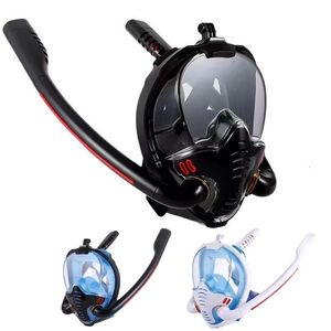 Diving Masks Double Snorkeling Mask Tube Diving Mask Adults Kid Swimming Mask Diving Goggles Self Contained Underwater Breathing Apparatu 230328