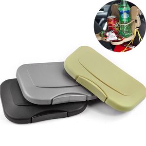 1Pc Car Cup Holder Auto Drink Food Cup Tray Car Accessories Car Folding Table Car Back Seat Table Holder Stand Desk Car Table