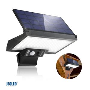 LED duvar lambası güneş hareket sensörü dış mekan ışıkları, serin beyaz 108 LED güneş enerjili, USB şarjı, döndürülebilir güneş paneli ile alan ışıkları, 4 aydınlatma modu, taşkın ışığı