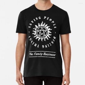 Мужские футболки Сверхъестественное семейное деловая цитата Рубашка