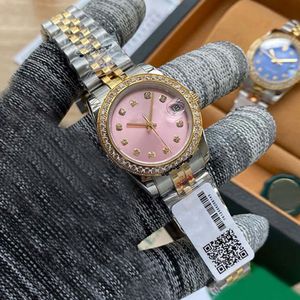 Женские часы Автоматические механические часы Корпус 31 мм с бриллиантами Женские наручные часы Montre de Luxe