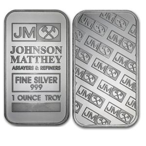 Другие художественные и поделки 20x тонкий серебряный слиток Джонсон Мэтти 1 унция .999 бар серебряной пластины без магнитной коллекции
