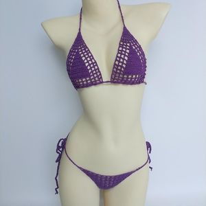 Kadın Mayo Satın Alma% 20 İndirim Kadınlar Seksi Mikro Bikini Seti Pamuk G Tong String Lattice Bikinis Üst Tığ Plajı Plaj Setleri