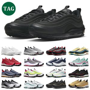 97 Nem 2019 moda erkek koşu ayakkabıları sıcak Gerileme Gelecek NEON SEOUL Japonya Yanardöner erkek eğitmenler spor sneakers ayakkabı boyutu 36-45