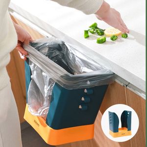 Waste Bins Garbage Bin Expansion Garbage Bin Family Kitchen Bathroom Nine Speed Open and Close Adjustable Internet Celebrity Garbage Bin 230330