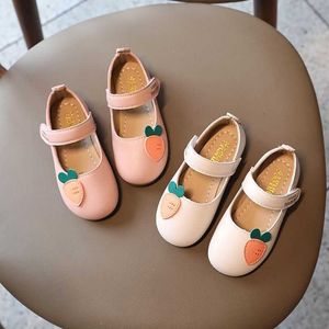 Atletik açık moda yumuşak bebek yürümeye başlayan çocuk ayakkabı kızlar için sevimli bebek kızlar ayakkabı prenses pu deri çocuk gündelik daireler ayakkabı