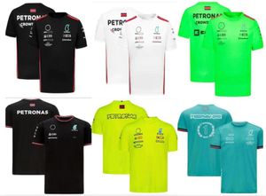 Nova camiseta de corrida de F1 verão camisa polo de manga curta mesmo personalizado