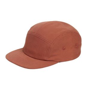 Cappello a bordo piatto a 5 pannelli in cotone Cappello da baseball puro cappello da baseball Fashion Snapback Hip Hop Cap HCS282