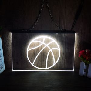 Basketbol şeklindeki adam mağara led neon imza ev dekor yeni yıl duvar düğün odası 3d gece ışık