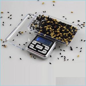 Tartım Ölçekleri 500g x 0.1g Mini Cep Dijital Ölçeği Altın Sterling Sier Mücevher Nce Gram Elektronik Damla Teslim Ofisi Okulu DHK6O