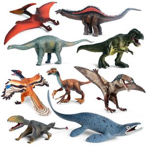 Toptan Simülasyon Jurassic Dinozor Figürleri Koleksiyon Toy Dino Park Karnotaurus Pterosaur Tyrannosaurus Model Çocuk Hediyesi