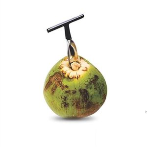 Фруктовые овощные инструменты кокосовое открытие инструмент из нержавеющей стали белый кокосовый кокосовый нож вода пуншировать