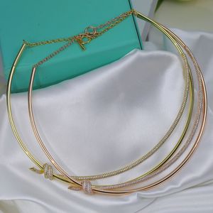 Chokers Fashion Talent Luxury Designer Knot Necklace Women's Large Collar Ball Accessories Exquisite Girlfriends Gifts Gorgeous Street 230331