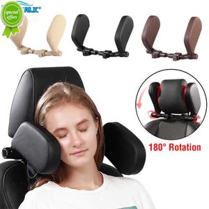 New Car Neck Headrest Pillow Cushion Car Seat Memory Foam Pad Sleep Side Head Telescopic Support on Cervical Spine for Adults Child