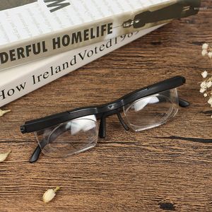 Солнцезащитные очки с фокусировкой регулируемые очки для чтения TR90 Myopia Eye -6d -3D -переменная коррекция бинокль бинокль