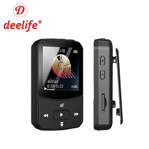 MP3 MP4 Oyuncular Deelife Sport Bluetooth Player Music Play Armband Taşınabilir Klip Pedometre FM Radyo TF Kayıt Mini MP 3 230331