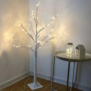 Gece Işıkları Hanehalkı Birch Tree Led Işık Yatak Odası Gece Işık Süsleri Noel Dekorasyon Düğün Partisi Peyzaj Lambası Modelleme Işıkları P230331