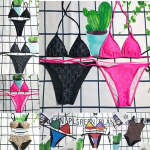 Tasarımcı Bikinis Tasarımcı Yüzme Takım Mayoları Tasarımcı Kadın İki Parçalı Bikini Mektup Mayoları Mayo Plaj Kadınları Mayo Takımları Üç Noktalı Mayo