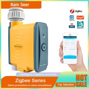 Watering Equipments Rain Seer Tuya Zigbee Garden Home Irrigation Timer WiFi Water Mobile Phone Remote Controller 230428