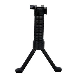 Taktik dikey ön kavrama ile geri çekilebilir yay yüklü bipod av tüfeği ön foregrip bipod ergonomik fit 20mm picatinny ray