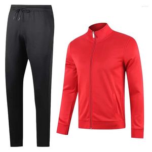 Running Sets Winter Add Velvet Men's Sportswear Suits Gym Jogging Training Clothes Workout Sports Set Tracksuit L-5XL