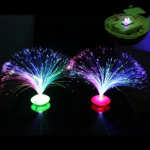 Masa lambaları renkli değişen lamba standı led ev dekor fiber optik gece aydınlatılabilir tabletlenebilir