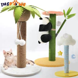 Принадлежности Когтеточка для котенка Лазалка для кошек Киска-дерево для когтеточки Кошачья башня с плюшевым игрушечным мячом Мебель для домашних животных