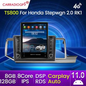 128G Android 11 Honda Stepwgn için Otomobil DVD Oynatısı 2009-2015 Multimedya Stereo Navigasyon GPS Video Radyo IPS Playstore BT