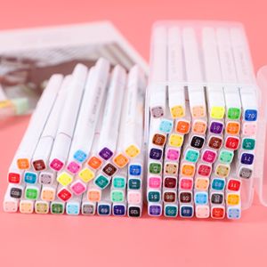 Markers 12 Colors Manga markers set Water washable Children drawing pens Stationery painting shetch School art supplies 230503