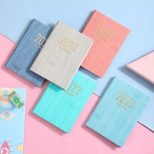 Notepads A7 Mini Notebook 365 Days Portable Pocket Notepad Daily Weekly Agenda Planner Notebooks Stationery Office School Supplies 230503