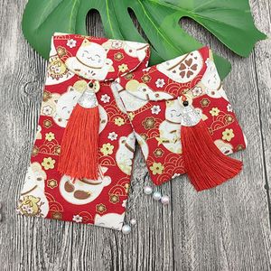 Takı Torbaları Çin tarzı çanta yaratıcı püskül kırmızı zarf yılı çocuk cüzdanı düğün şenlikli çanta