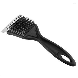 Tools For Barbecue Grill Brush Steel Wire Bristles BBQ Cleaning Brushes Durable Cooking Tool Outdoor Home Gas Kit Accessories