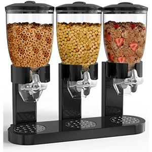 Food Savers Storage Containers Cereal Dispenser Candy Dry Container Countertop Rotating Knob for Nuts Rice Granola 230504