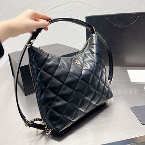 2023 New Fashion Luxury Designer Crossbody Hobo Black Bag для женщин в нескольких цветах 24 см высокого качества